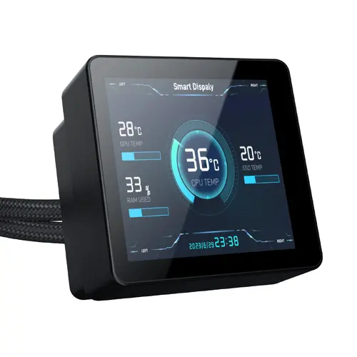 Xigmatek водно охлаждане Water Cooling Connect 240 - LED Display, A-RGB - image 2