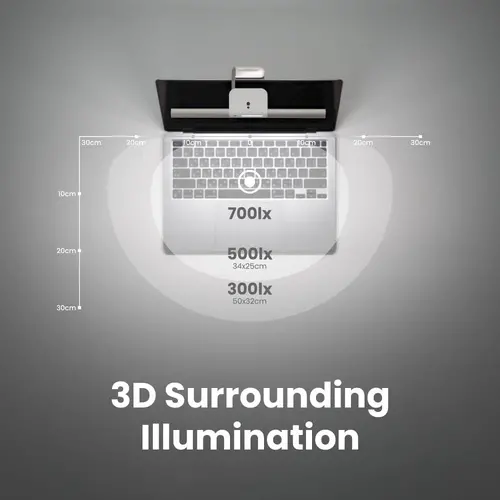 Лампа за четене за лаптоп BenQ LaptopBar - Черно - image 5