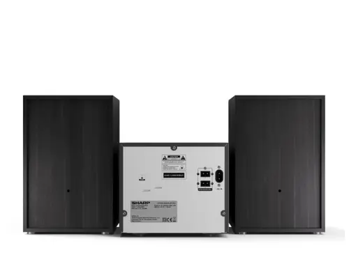 Аудио система, Sharp Audio Systems XL-B512(BK), HI-FI MICRO SYSTEM, 45W total max power output, FM PLL tuner, Bluetooth v5.0, CD player, USB, 3.5mm Aux-in / line-in, wooden speaker, Black - image 4