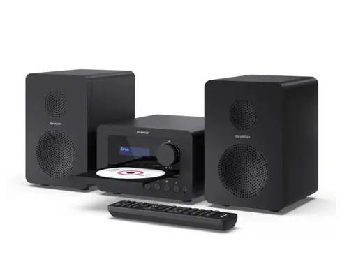 Аудио система, Sharp Audio Systems XL-B514(BK), HI-FI MICRO SYSTEM, 40W (peak), FM radio with RDS,  Bluetooth v5.0, CD player, USB MP3 playback, 3.5mm Headphone jack / line-out, wooden speaker, Black - image 4