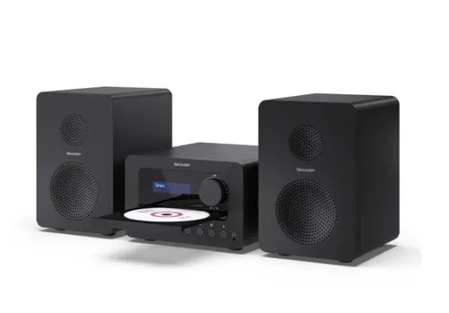 Аудио система, Sharp Audio Systems XL-B514(BK), HI-FI MICRO SYSTEM, 40W (peak), FM radio with RDS,  Bluetooth v5.0, CD player, USB MP3 playback, 3.5mm Headphone jack / line-out, wooden speaker, Black - image 5