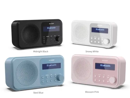 Радио, Sharp Radios DR-P420(BK), PORTABLE DIGITAL RADIO, Bluetooth 5.0, 20 DAB+/DAB/FM, Auto time/date, LCD Display, Dual alarm,Micro USB x1 (power supply),3.5mm Headphone jack / line-out, Black - image 8