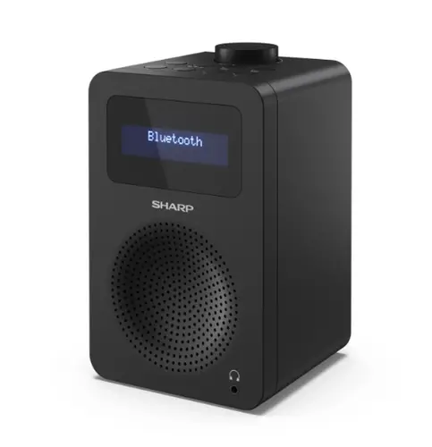 Радио, Sharp Radios DR-430(BK), DIGITAL RADIO, Bluetooth 5.0, 5W, 20 DAB+/DAB/FM, Auto time/date, LCD Display, Dual alarm, 3.5mm Headphone jack / line-out, Black - image 3