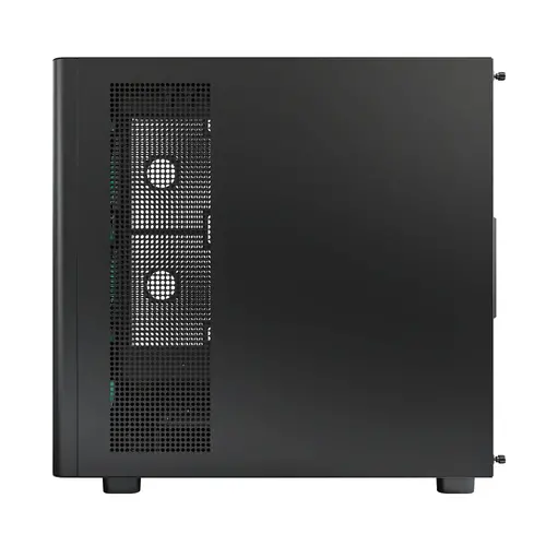 Montech кутия Case ATX - XR Wood (B) - 4 x 120 mm ARGB Fans, Wood, USB-C, Black - image 3