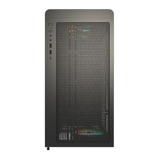 Montech кутия Case ATX - XR Wood (B) - 4 x 120 mm ARGB Fans, Wood, USB-C, Black - image 4
