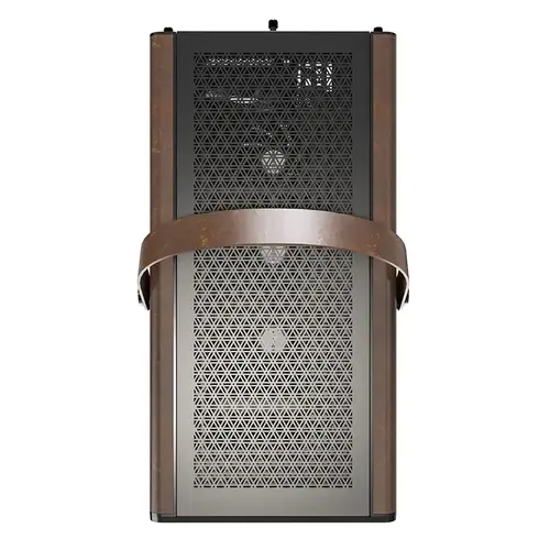 Montech κουτί Case mATX - Heritage PRO (B) - USB-C, δερμάτινο, 4 x 120 mm ανεμιστήρες - 5