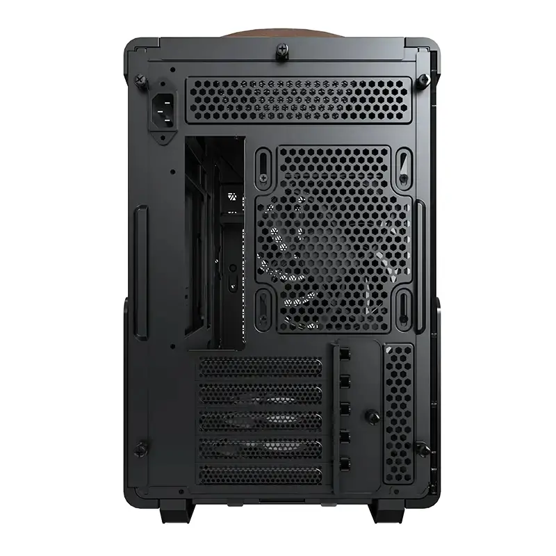 Montech carcasă Case mATX - Heritage PRO (B) - USB-C, piele, 4 ventilatoare de 120 mm - image 7