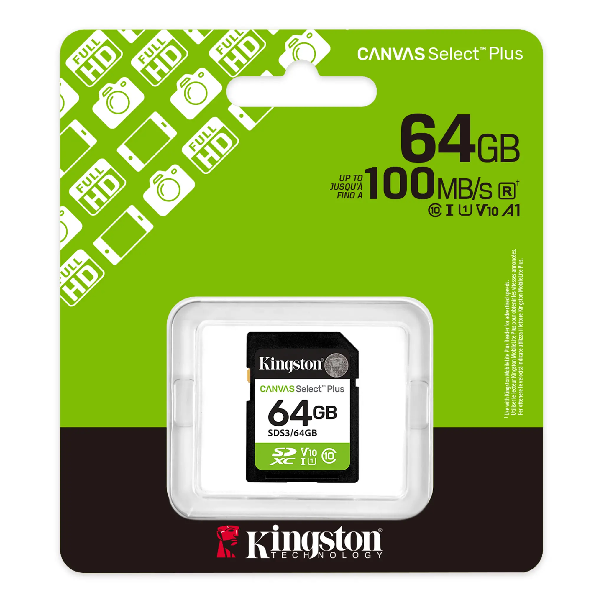 Memorie, KINGSTON 64G SD KINGST SDS3 - image 1