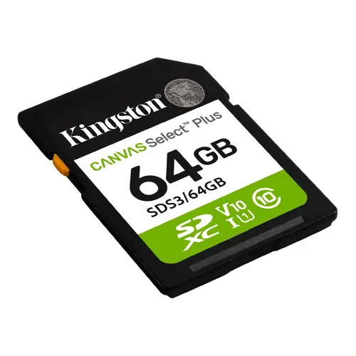 Памет, KINGSTON 64G SD KINGST CANVAS SEL+ G3 - image 2