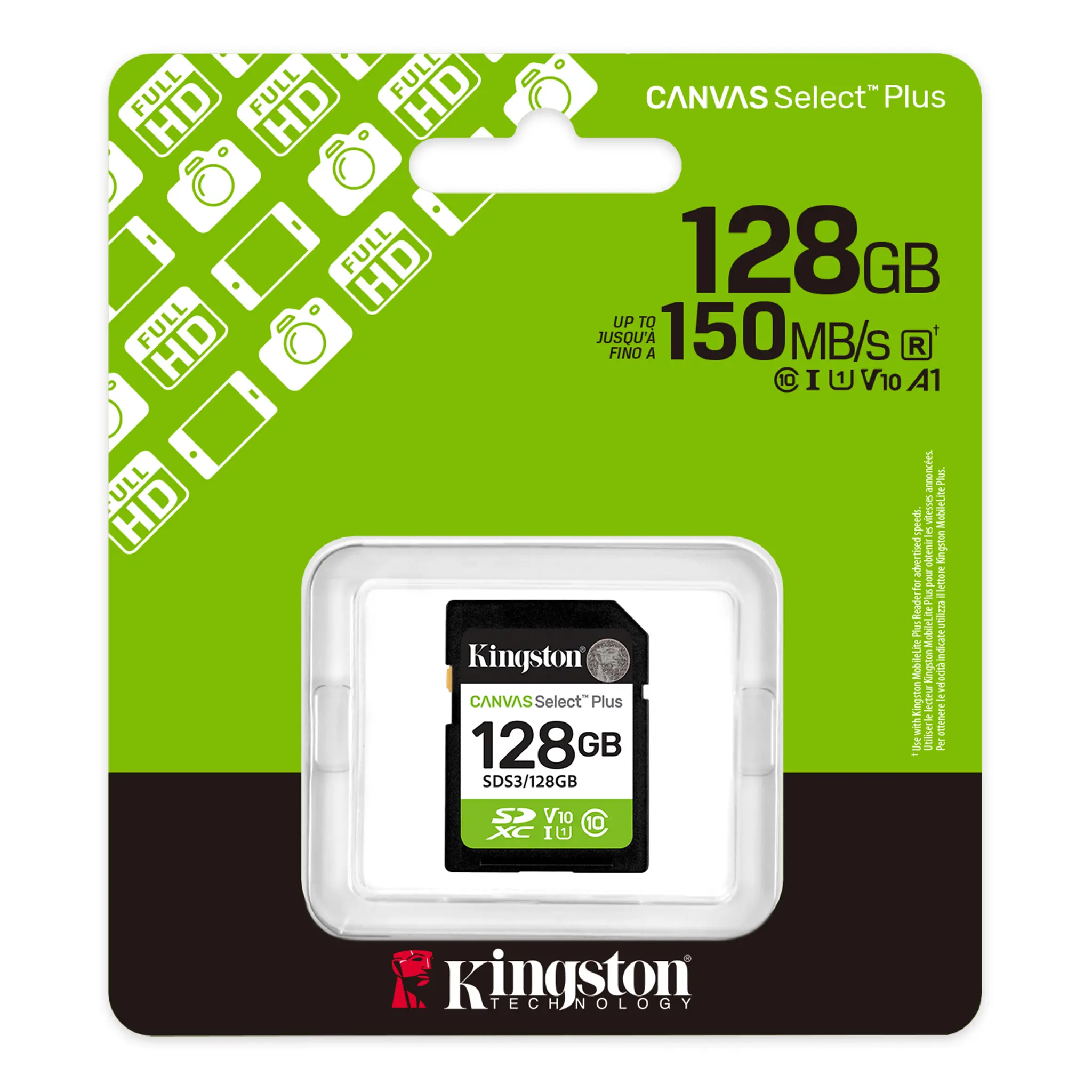 Памет, KINGSTON 128G SD KINGST SDS3 - image 1