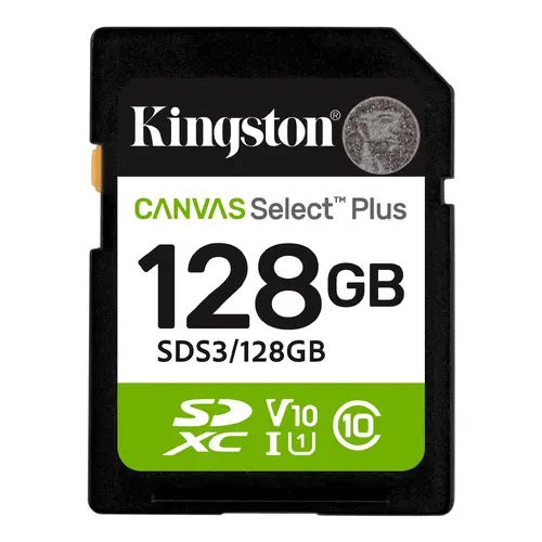 Памет, KINGSTON 128G SD KINGST CANVAS SEL+ G3 - image 1