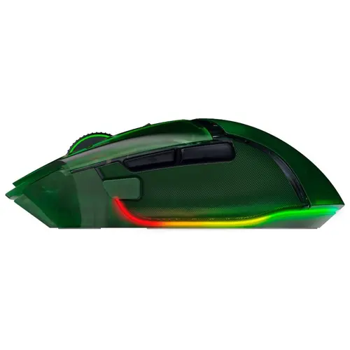 Razer Basilisk V3 Pro 35K Phantom Green Edition, Gaming mouse, Ergonomic Wireless Gaming Mouse, Charging Cable USB Type C, 30000DPI, Optical Mouse Switches Gen-3, 63 g, Focus Pro 30K Optical Sensor - image 1