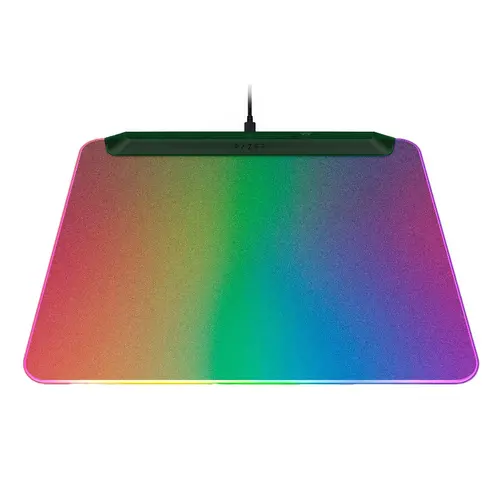 Razer Firefly V2 Pro Phantom Green Edition, Razer Chroma customizable RGB lighting, Micro-textured surface, Built-in cable catch, All-round edge lighting, 19 lighting zones, Braided USB cable, Dimensions: 355mm x 255mm x 3mm - image 2