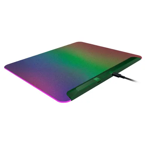 Razer Firefly V2 Pro Phantom Green Edition, Razer Chroma customizable RGB lighting, Micro-textured surface, Built-in cable catch, All-round edge lighting, 19 lighting zones, Braided USB cable, Dimensions: 355mm x 255mm x 3mm - image 3