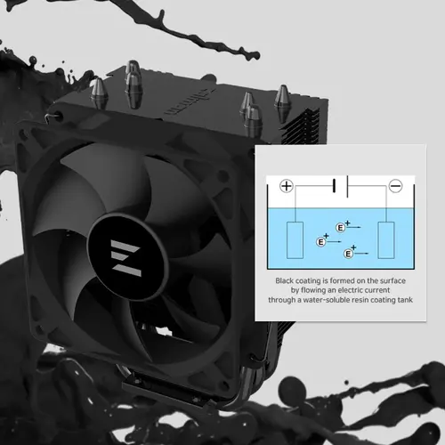Zalman охладител за процесор CPU Cooler CNPS4X BLACK V2 - LGA1851/AM5 - image 11