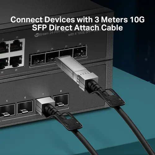 Кабел Tp-link SM5220-3M, Direct Attach 10 Gbps, SFP+, 3m - image 2