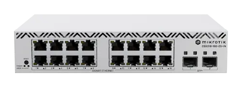 Switch MikroTik CSS318-16G-2S+IN, 16x Gbit, 2xSFP+, διαχειρίσιμο, για rack - 1