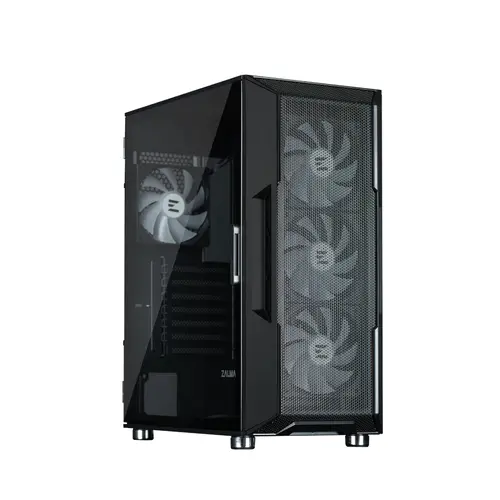Zalman кутия Case ATX - i3 NEO ARGB Black - Mesh, aRGB, Tempered Glass - image 1