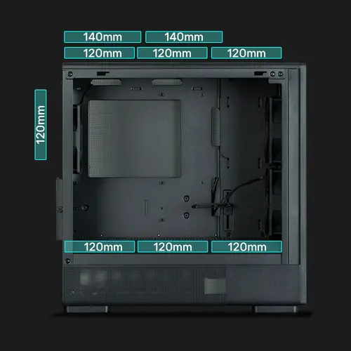 Zalman кутия Case mATX - P10 NAMU BLACK - Wood, USB-C - image 16