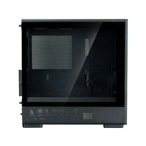 Zalman кутия Case mATX - P10 NAMU BLACK - Wood, USB-C - image 4