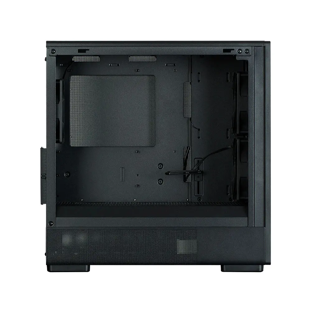 Zalman кутия Case mATX - P10 NAMU BLACK - Wood, USB-C - image 6