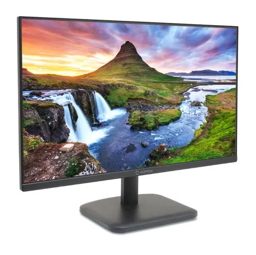 Монитор, Aopen powered by Acer 24CL1YG0bi, 23.8'', IPS FHD (1920x1080) LED, 250nit, 1ms TVR, ZeroFrame, 120Hz FreeSync, sRGB 99%, Flicker-less, 1000:1 ACM, HDMI, VGA, Tilt, Vesa, BluelightShield, Black - image 1