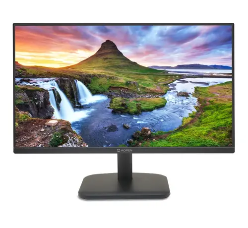 Монитор, Aopen powered by Acer 24CL1YG0bi, 23.8'', IPS FHD (1920x1080) LED, 250nit, 1ms TVR, ZeroFrame, 120Hz FreeSync, sRGB 99%, Flicker-less, 1000:1 ACM, HDMI, VGA, Tilt, Vesa, BluelightShield, Black
