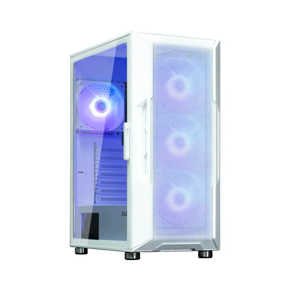Zalman κουτί Case ATX - i3 NEO ARGB White - Mesh, aRGB, Tempered Glass