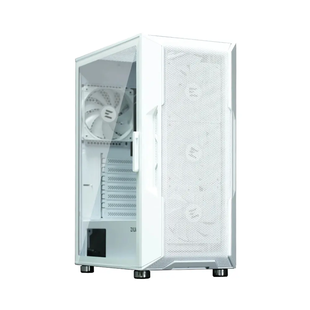 Zalman carcasă Case ATX - i3 NEO ARGB White - Mesh, aRGB, Tempered Glass - image 1