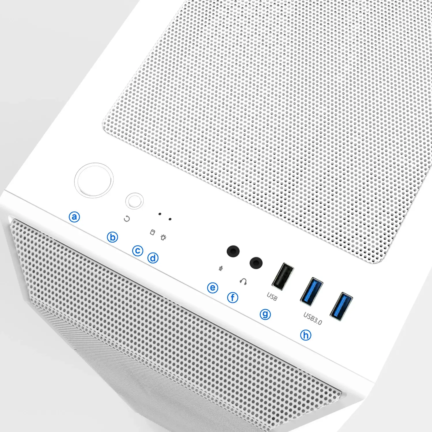 Zalman кутия Case ATX - i3 NEO ARGB White - Mesh, aRGB, Tempered Glass - image 11