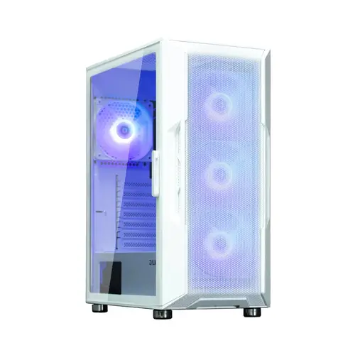 Zalman carcasă Case ATX - i3 NEO ARGB White - Mesh, aRGB, Tempered Glass - 1