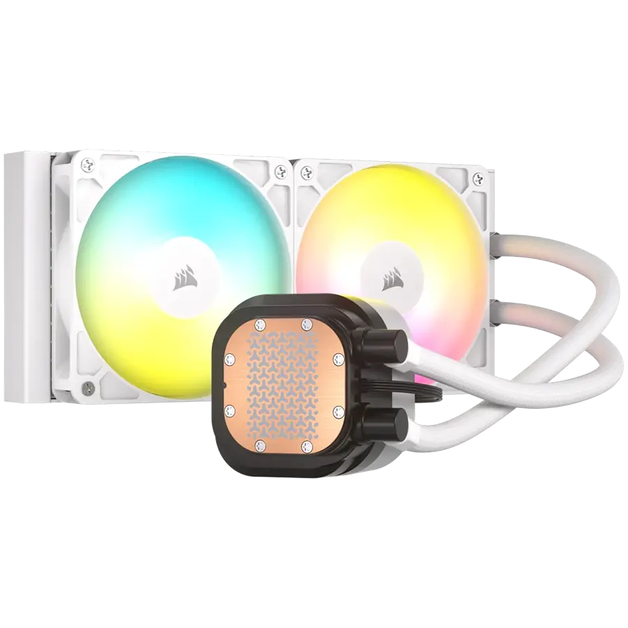 CORSAIR NAUTILUS 240 ARGB White, 240mm Radiator, Liquid CPU Cooler - image 3