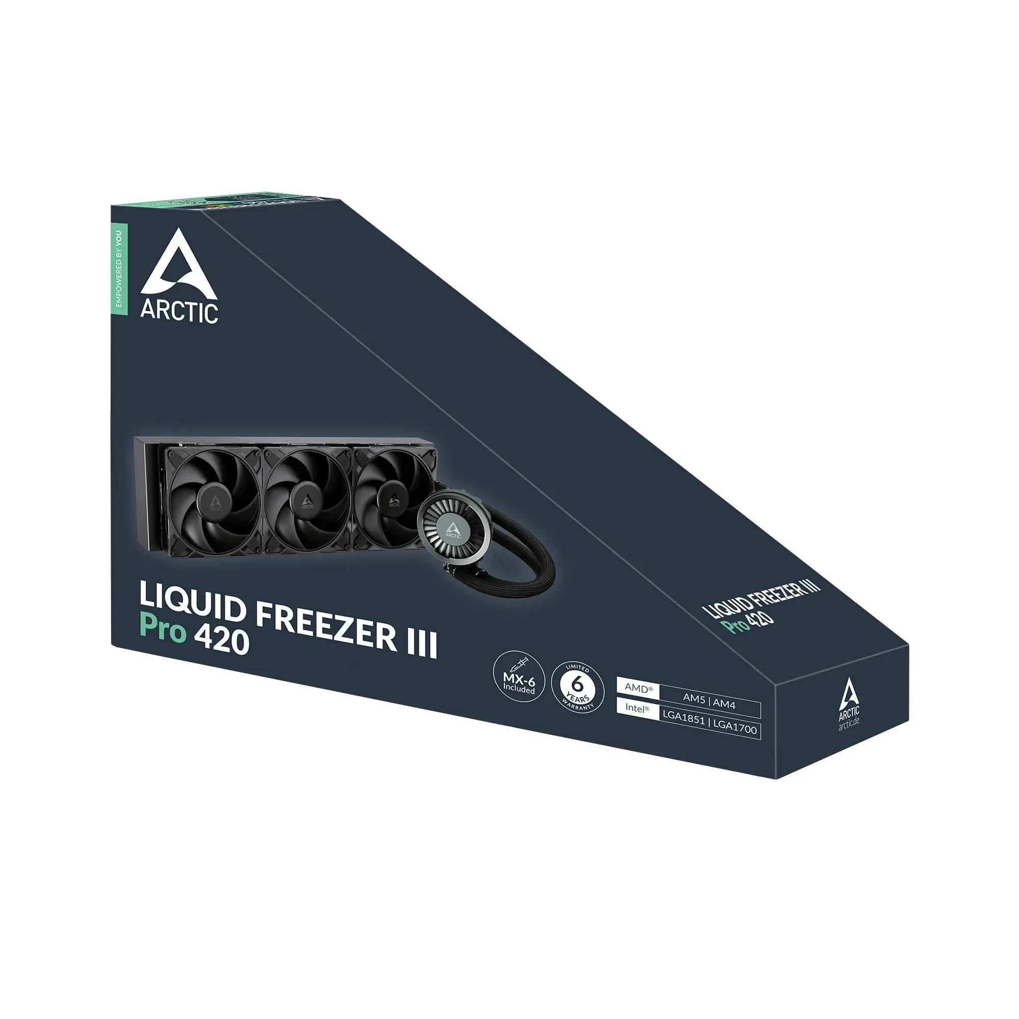 Arctic водно охлаждане Liquid Freezer III Pro 420 Black - image 5