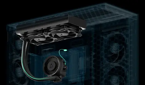 Arctic водно охлаждане Liquid Freezer III Pro 280 Black - image 9