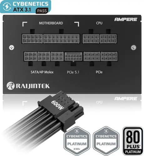Raijintek захранване PSU ATX3.1 1000W Platinum - AMPERE 1000 - image 4