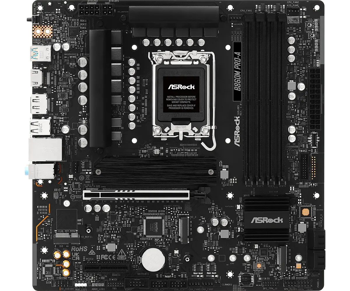 Дънна платка ASRock B860M PRO-A, LGA 1851