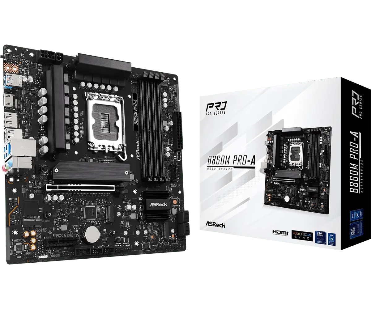 Дънна платка ASRock B860M PRO-A, LGA 1851 - image 3
