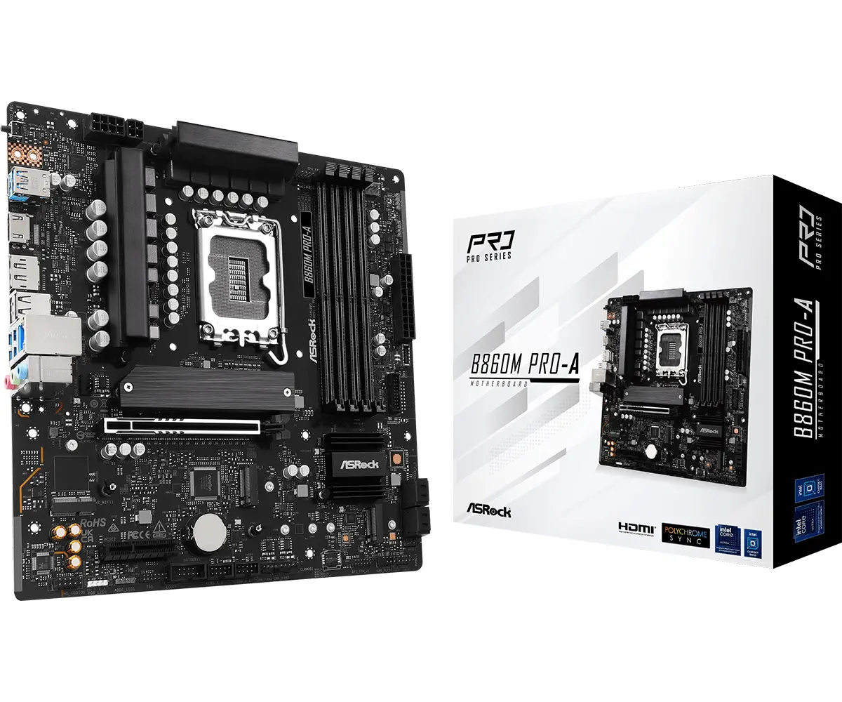 Дънна платка ASRock B860M PRO-A, LGA 1851 - image 4