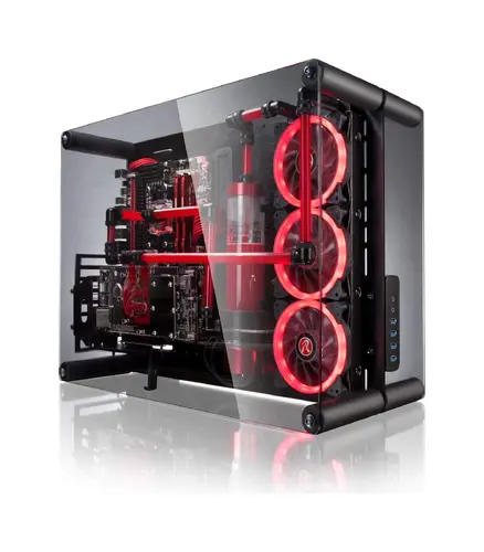 Raijintek кутия Case ATX - PAEAN - Open Frame, Dual Chamber, Bench Table, Aluminum
