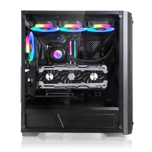 Raijintek кутия Case EATX - PONOS TG4 - 4 x 120mm ARGB Fans, Tempered Glass - image 3