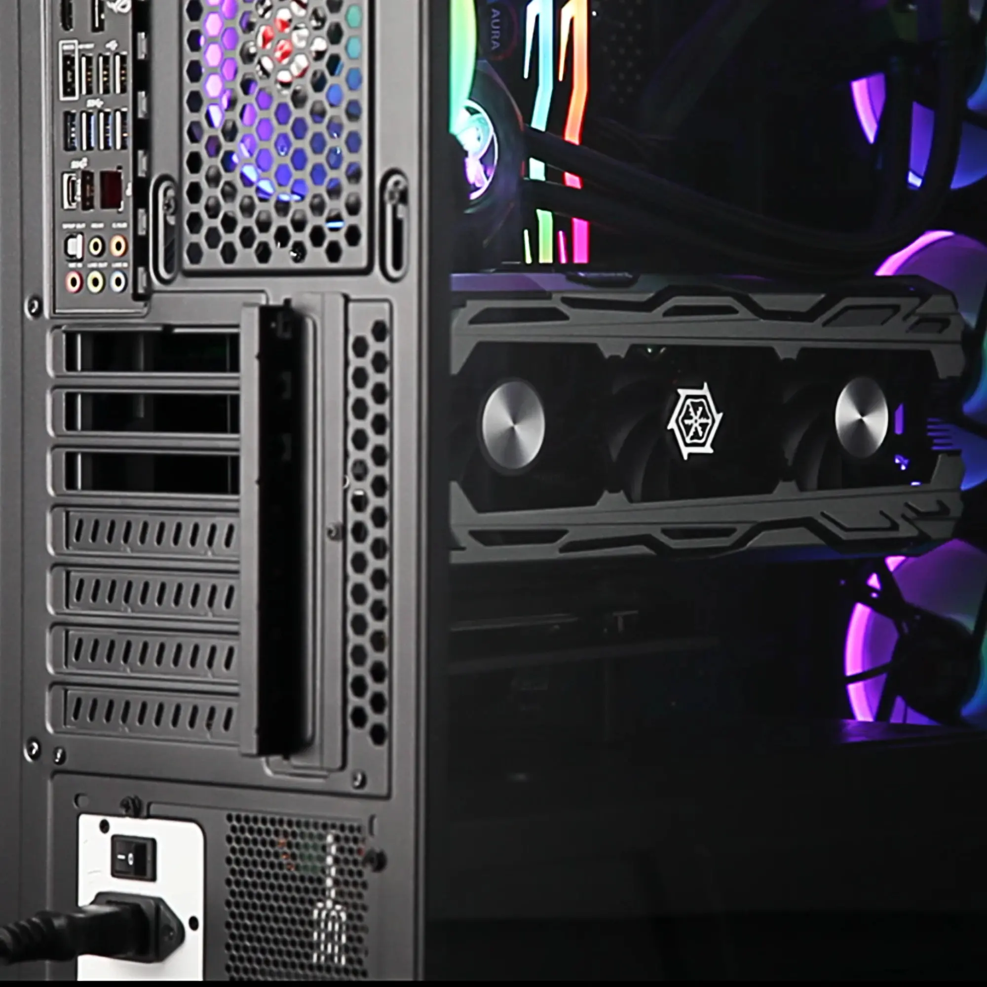 Raijintek кутия Case EATX - PONOS TG4 - 4 x 120mm ARGB Fans, Tempered Glass - image 5