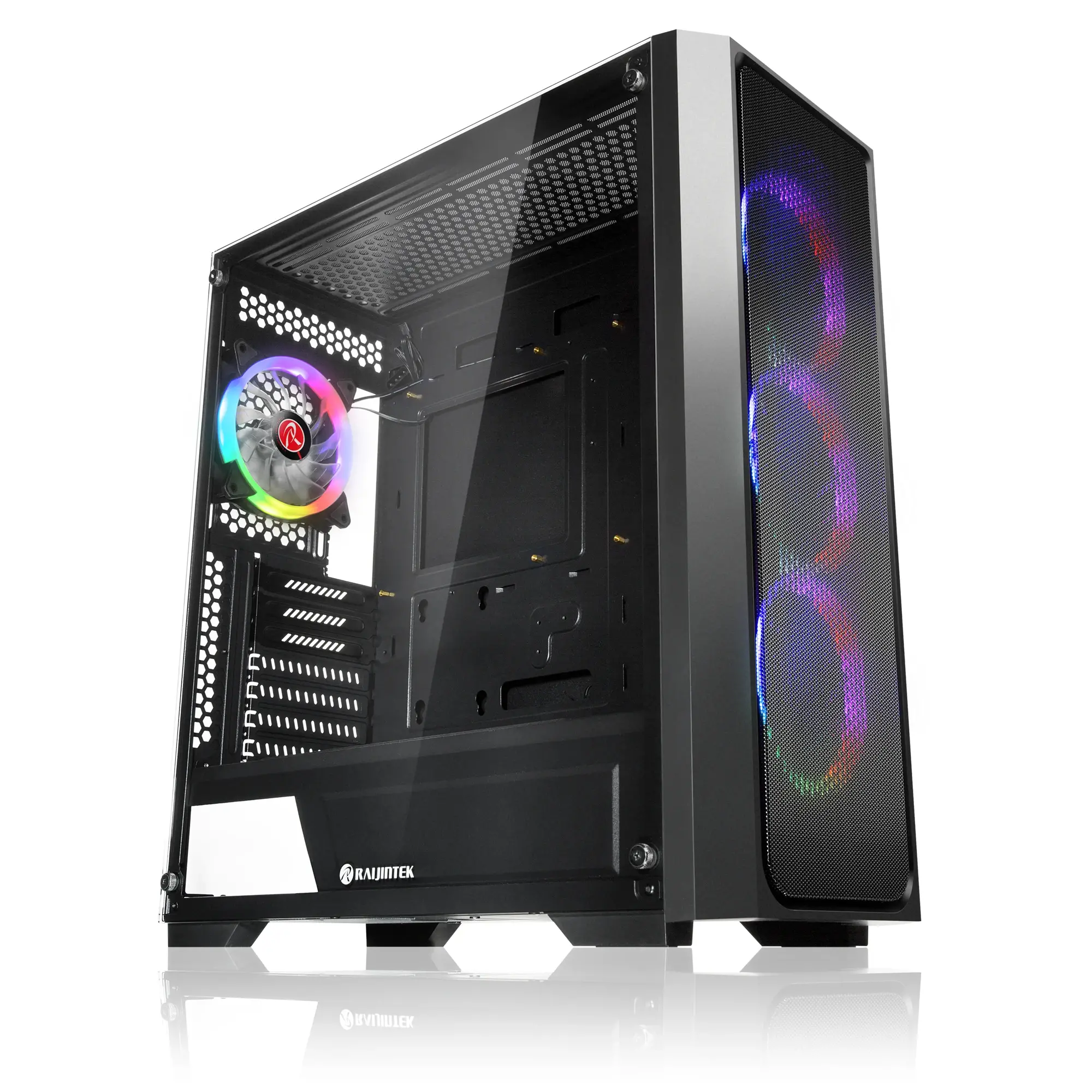 Raijintek carcasă Case EATX - PONOS MS4 - 4 x 120mm ARGB Ventilatoare, Mesh - image 2