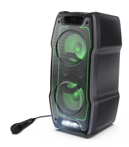 Тонколони, Sharp Speakers PS-931, Xparty SING Party  2x6.5" speaker drivers + 2x2" tweeters, max 180 W, 13h play time by built in battery, Splashproof (IPX4), True wireless Stereo, 3.5mm Aux-in and USB MP3 playback with charging, BT 5.3