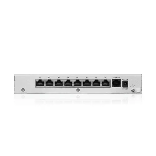 Защитна стена, Zyxel USG FLEX 100 H, 8 Gigabit user-definable ports, 1*USB with 1 YR Gold Security Pack - image 2