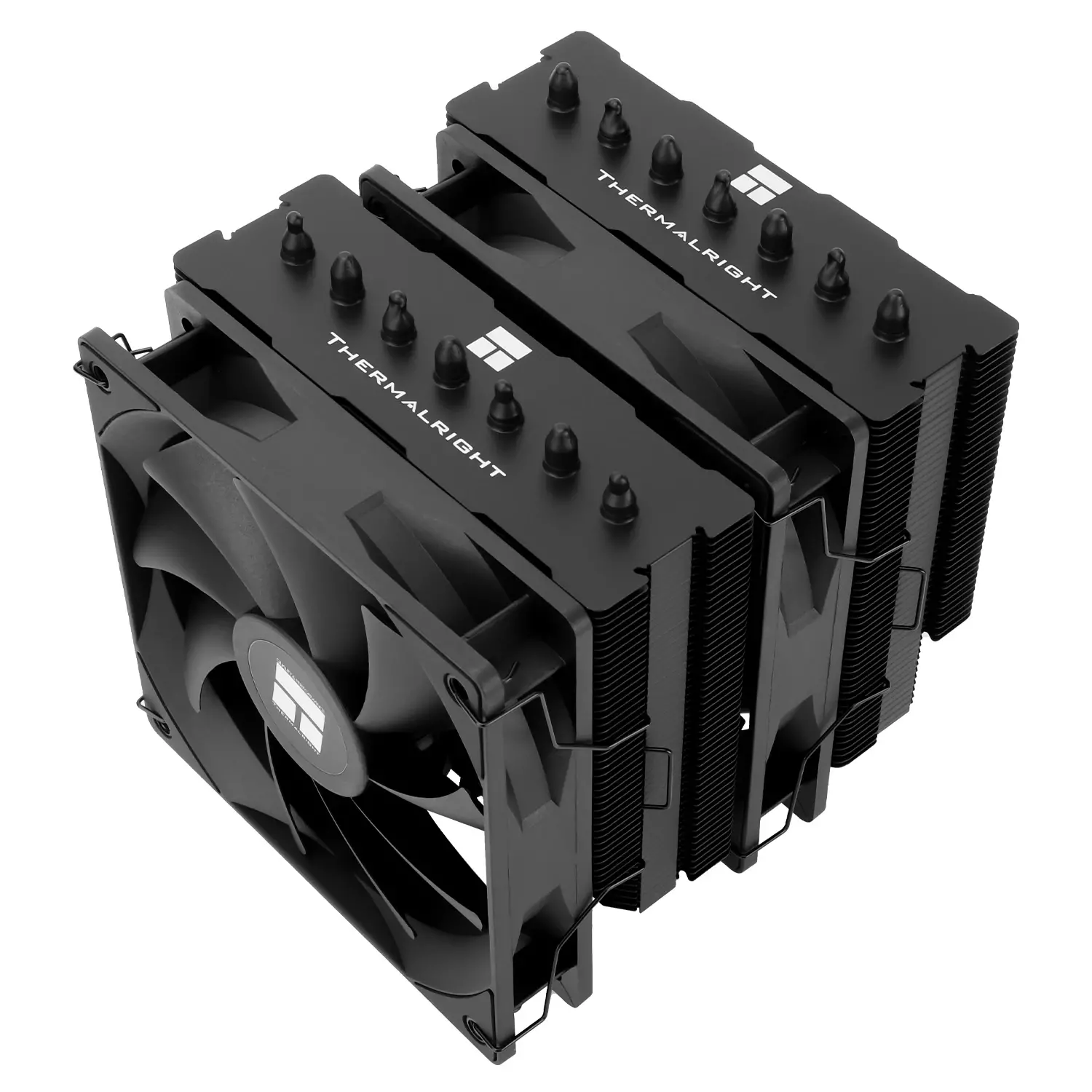 Thermalright охладител CPU Cooler Phantom Spirit 120 SE Black - Dual-Tower - LGA1851/LGA1700/AM5 - image 1