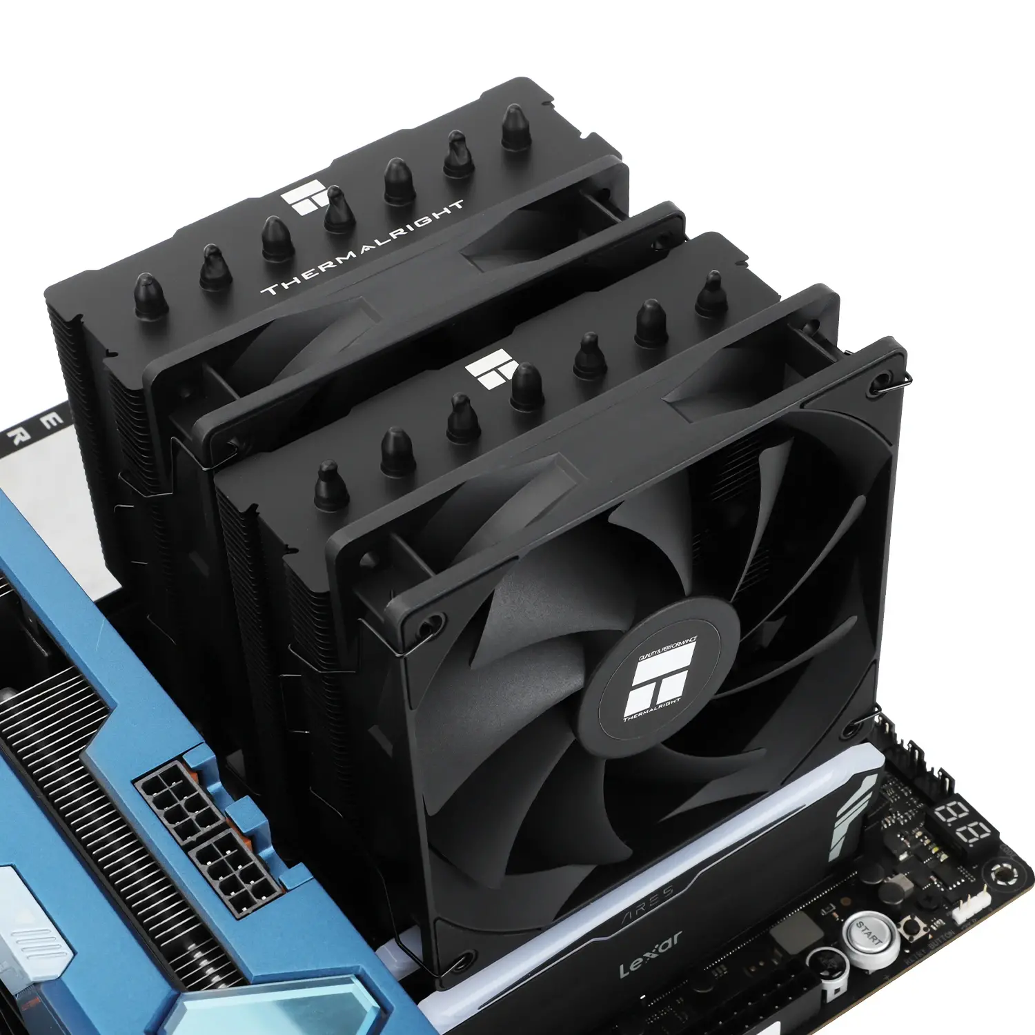 Thermalright охладител CPU Cooler Phantom Spirit 120 SE Black - Dual-Tower - LGA1851/LGA1700/AM5 - image 7