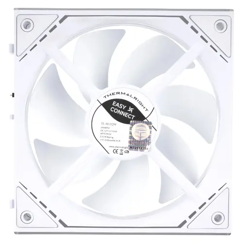 Thermalright Комплект вентилатори Fan Pack 3-in-1 3x120mm - TL-M12QW x 3 - White, Infinity Mirror, Daisy-Chain, A-RGB - image 3