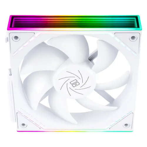 Thermalright Комплект вентилатори Fan Pack 3-in-1 3x120mm - TL-M12QW x 3 - White, Infinity Mirror, Daisy-Chain, A-RGB - image 6