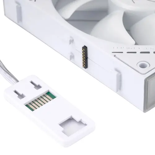 Thermalright Комплект вентилатори Fan Pack 3-in-1 3x120mm - TL-M12QW x 3 - White, Infinity Mirror, Daisy-Chain, A-RGB - image 7