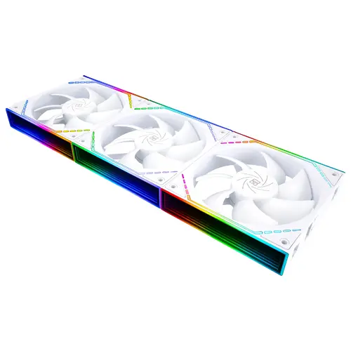 Thermalright Set de ventilatoare Fan Pack 3-in-1 3x120mm - TL-M12QW x 3 - Alb, Infinity Mirror, Daisy-Chain, A-RGB - 1